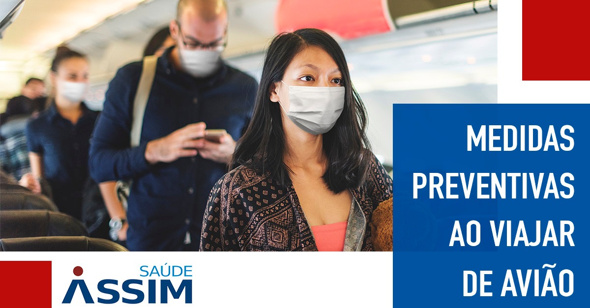 Medidas preventivas se for viajar de avi�o