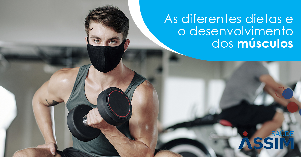 As diferentes dietas e o desenvolvimento dos m�sculos