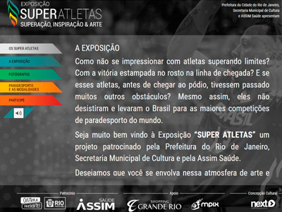 Exposi��o Superatleta