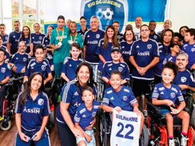 RJ Power Soccer futebol em cadeira de rodas